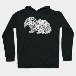 Floral Rabbit Hoodie